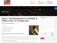 Septic Tank Maintenance Raleigh   Wake Forest, NC | Septic Pumping | B