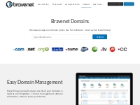 BraveDomains | Domains from Bravenet | Build Your Brand