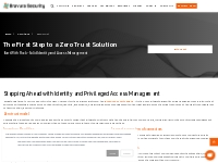 Zero Trust Solutions | Identity And Access Management