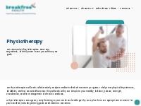 Home Based Mobile Physiotherapy Sydney | Break Free Health
