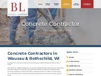 Concrete Contractors | Wausau   Rothschild | Brian Luedtke Design Grou