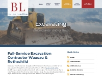 Excavating | Excavation Contractor | Brian Luedtke | Wausau   Rothschi