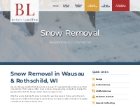 Snow Removal | Wausau   Rothschild | Brian Luedtke Design Group