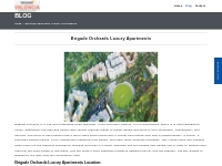 Brigade Orchards Luxury Apartments | Floor Plan | Price | Location | B