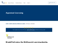 Appraisal Licensing | BrightPath | A McKissock Company