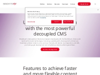 The best decoupled CMS | Architecture solutions - Brightspot