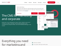 Solution for marketing   corporate | CMS made for marketing - Brightsp