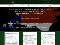 Locations Serviced in the Piedmont Triad, NC | Bringing Your Tech to L