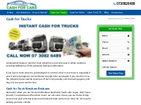 Cash for Truck Wreckers Brisbane | Free Pick up From Home
