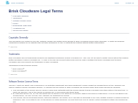 Brisk Cloudware Legal Terms