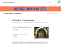 Blocked Drain Brislington - Bristol Drain Unblocking
