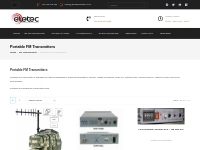 Portable FM Transmitters - Eletec Broadcast