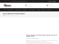 Radio   TV Turnkey Solutions - Broadcast Eletec
