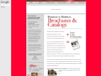 BROCHURE DESIGN | B2B Catalog Design Company and Brochure Printing