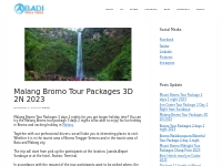 Malang Bromo Tour Packages 3D 2N 2023   Bromo Executive