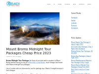 Mount Bromo Midnight Tour Packages Cheap Price 2023   Bromo Executive