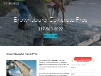 Concrete Brownsburg IN | 317-563-8022 | Concrete Company | Concrete Pa