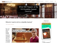 What will happen at your Social Security disability hearing