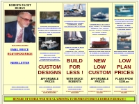 BOAT PLANS, BRUCE ROBERTS BOAT PLANS,  BOAT KITS, FOUNDED 1966,   OFFI