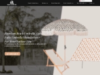 Premium Beach Umbrella, Cool Cabana, Outdoor Patio Parasol Manufacture