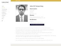 John W. Ferraro Esq. | Bruno and Ferraro