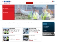 Security Solutions | BSMS Security