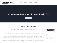 Buena Park Concrete | Concrete services in Buena Park and the Surround