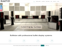 Buffet display professional catering systems | Buffetize