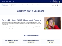 Work Health Safety I WHS   OHS Documents I Builder Assist