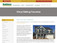Tacoma Siding Contractor | Siding Tacoma WA | Siding Contractors Tacom
