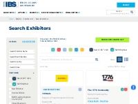 Search Exhibitors | IBS 2024