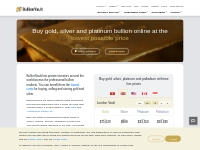 Buy Gold, Silver & Platinum Bullion Online | BullionVault