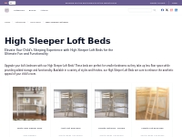 Sleep in Style: High Sleeper Loft Beds