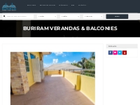 Buriram Verandas   Balconies - Buriram House For Sale