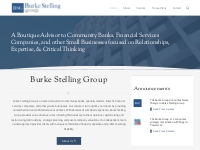 Burke Stelling Group | Community Banking Services | Atlanta, GA