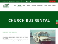 Church Bus Rental | Bus Chartered Nationwide USA