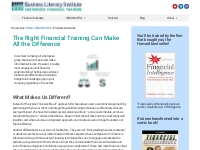 Business Finance Training, Keynotes, Webinars, Assessments   more | Bu