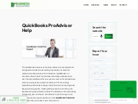 QuickBooks ProAdvisor Support | Get instaant Help Form ProAdvisor