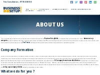 About Business Setup Dubai: Company Formation in Dubai,UAE