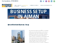 Business Setup In Ajman - Business Setup Dubai