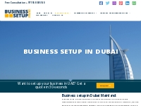 Business setup Dubai:Company Formation In Dubai