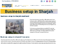 Business Setup In Sharjah - Business Setup In Sharjah Freezone-Mainlan