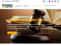 Commercial Contracts - Legal Agreements -Business Setup Dubai