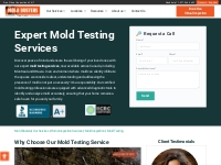 Expert Mold Testing Services - Mold Busters