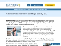 Automotive Locksmith in San Diego, CA | Busy Bees Locks   Keys