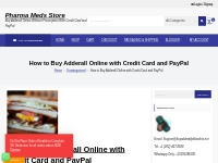 How and where to Buy Adderall Online with Credit card and PayPal