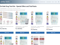 On-Sale - Drug Test Kits - Special Offers and Trial Packs.