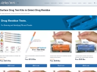 Surface drug test kits to Drug residue   Drug Residue Test Kits