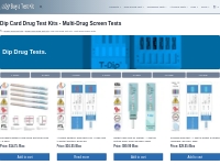 Dip Card Drug test kits • Multi Drug Screen Urine Test • Rapid Drug Te