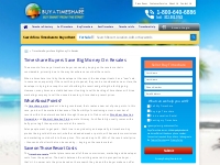 Timeshare Buyers Save Big Money On Resales - Buy Timeshares